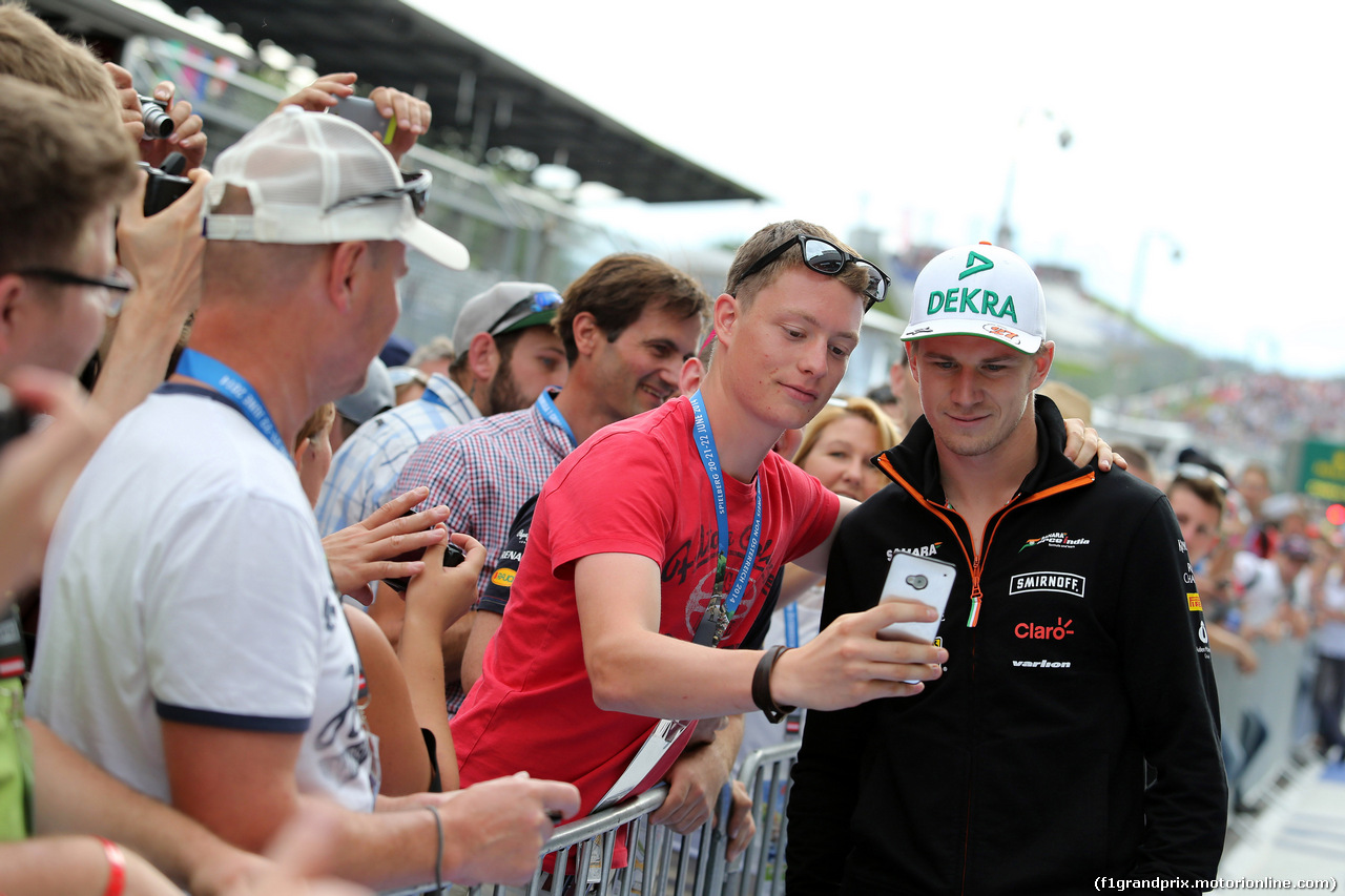 GP AUSTRIA, 19.06.2014- Nico Hulkenberg (GER) Sahara Force India F1 VJM07