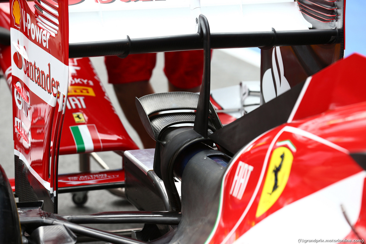 GP AUSTRIA, 19.06.2014- Ferrari F14-T, detail