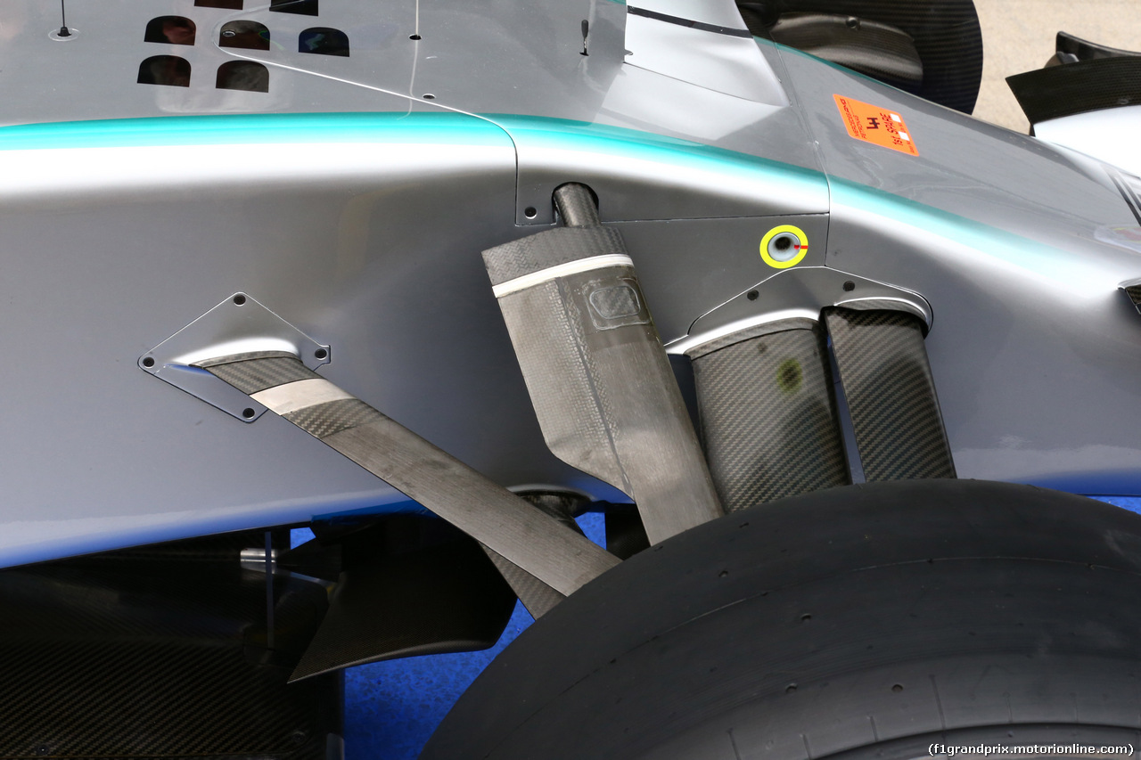 GP AUSTRIA, 19.06.2014- Mercedes AMG F1 W05, detail