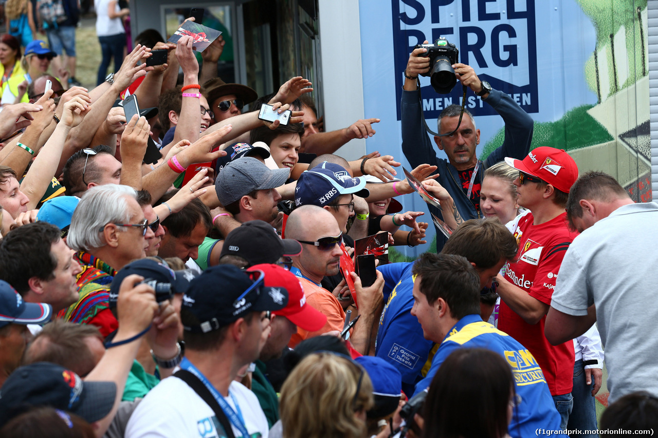 GP AUSTRIA, 19.06.2014- Kimi Raikkonen (FIN) Ferrari F14-T