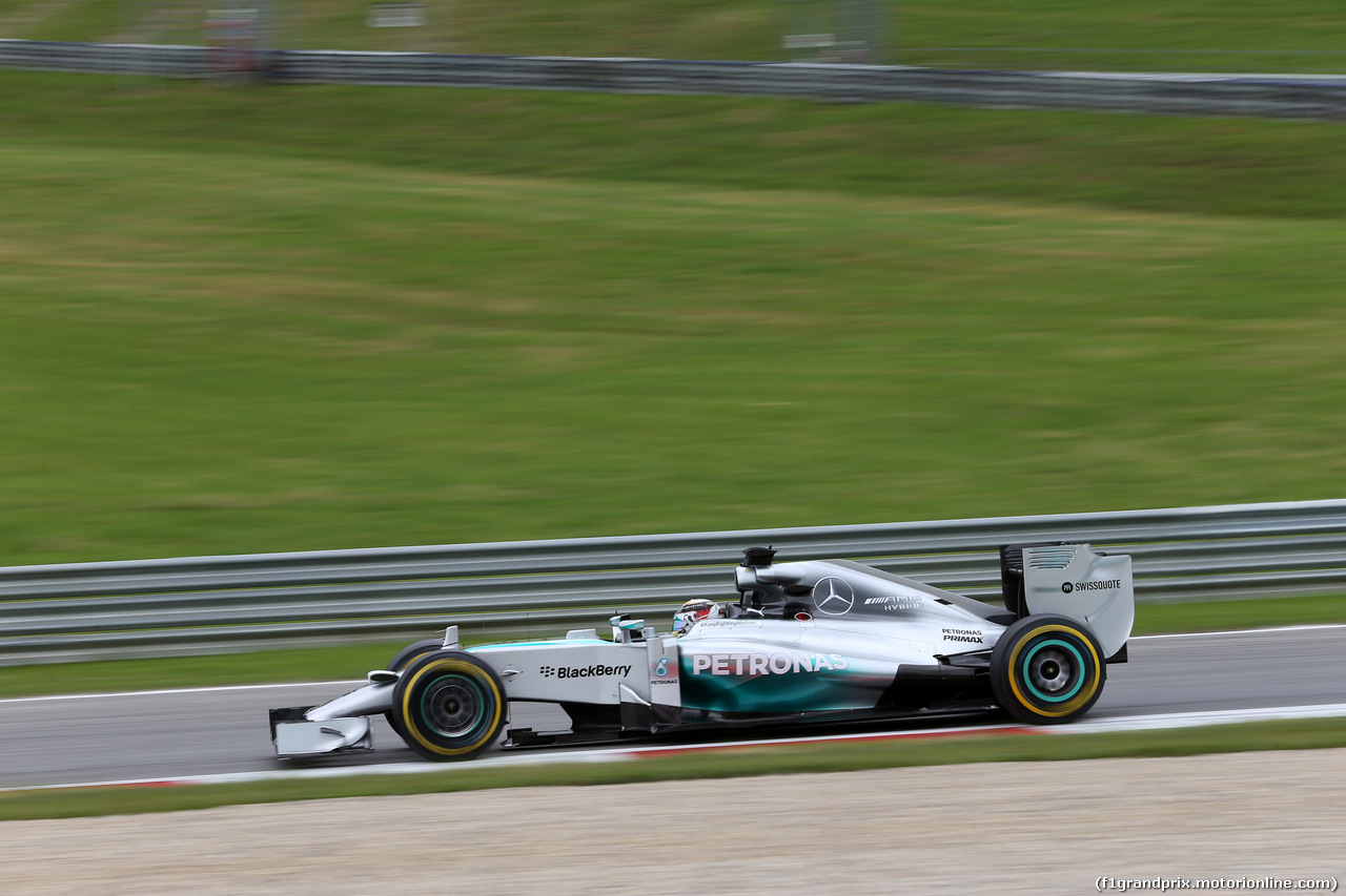 GP AUSTRIA, 20.06.2014- Prove Libere 1, Lewis Hamilton (GBR) Mercedes AMG F1 W05