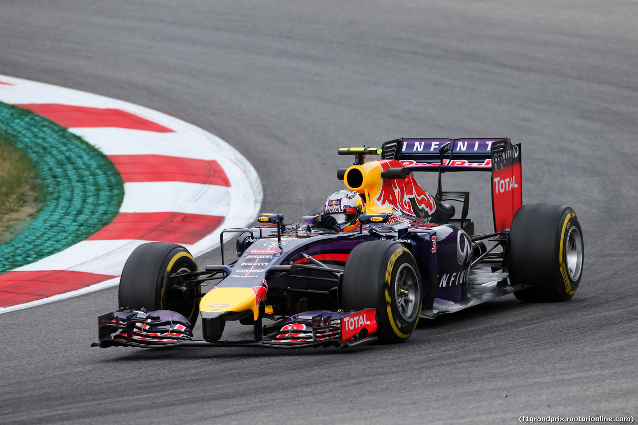 GP AUSTRIA, 20.06.2014- Prove Libere 1, Daniel Ricciardo (AUS) Red Bull Racing RB10