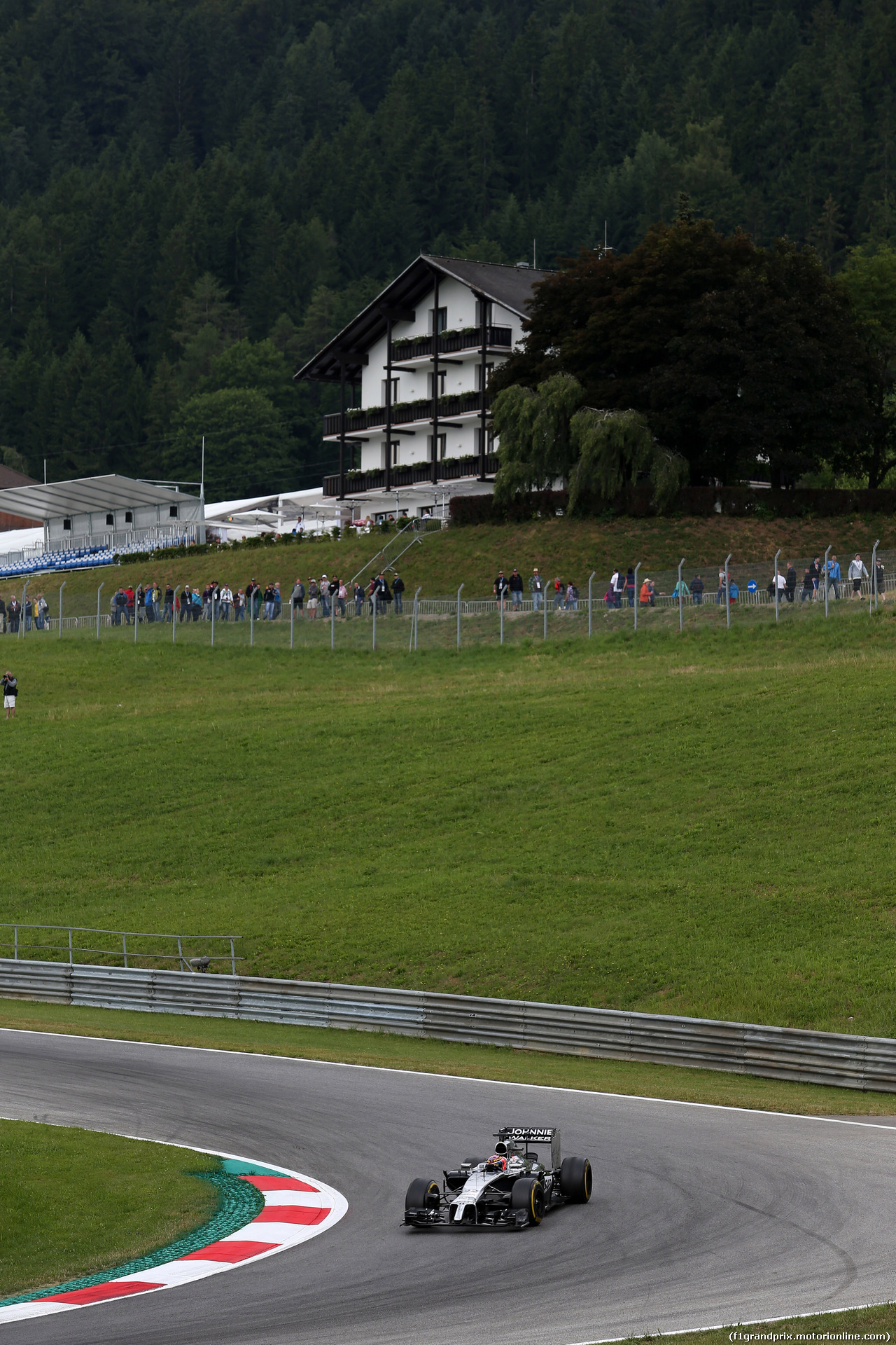 GP AUSTRIA, 20.06.2014- Prove Libere 1, Jenson Button (GBR) McLaren Mercedes MP4-29