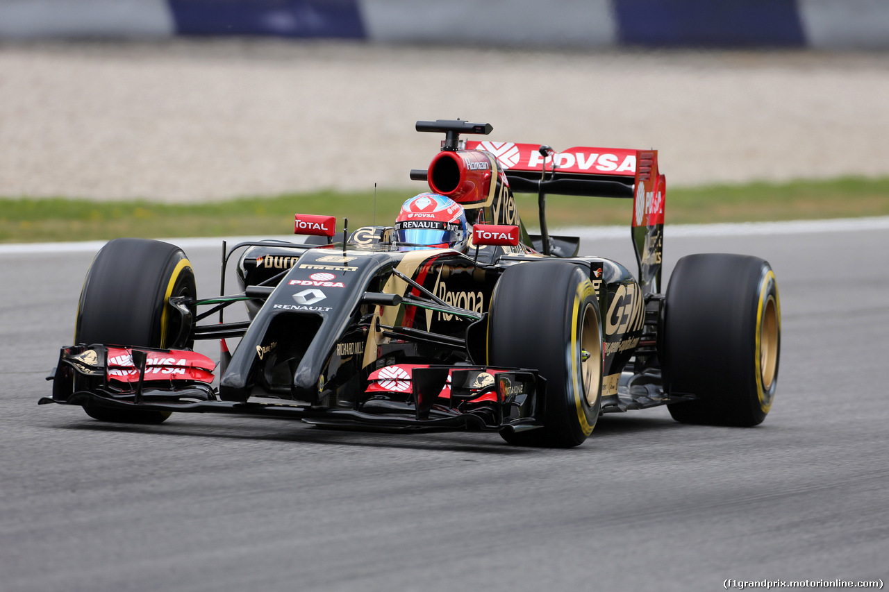 GP AUSTRIA, 20.06.2014- Prove Libere 1, Romain Grosjean (FRA) Lotus F1 Team E22