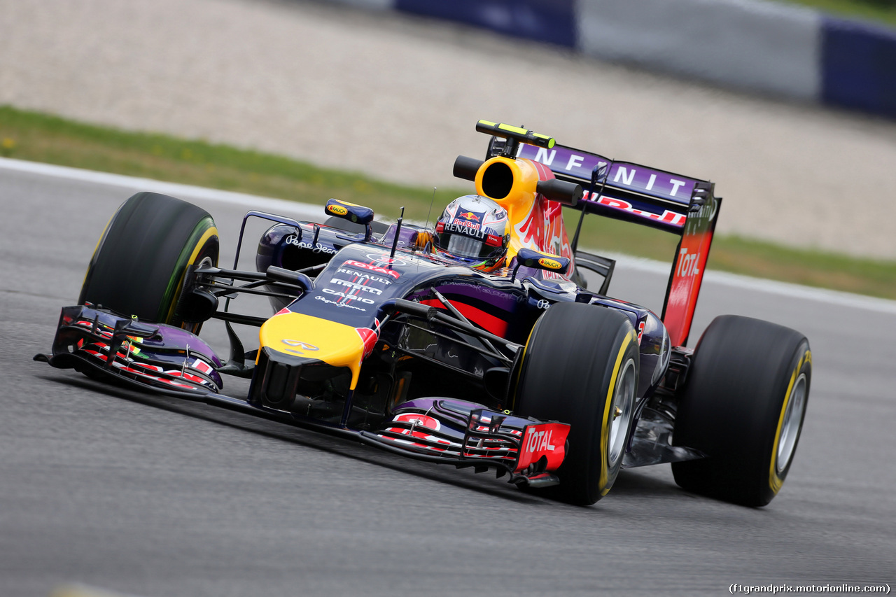 GP AUSTRIA, 20.06.2014- Prove Libere 1, Daniel Ricciardo (AUS) Red Bull Racing RB10