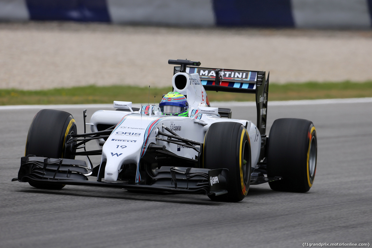 GP AUSTRIA, 20.06.2014- Prove Libere 1, Felipe Massa (BRA) Williams F1 Team FW36