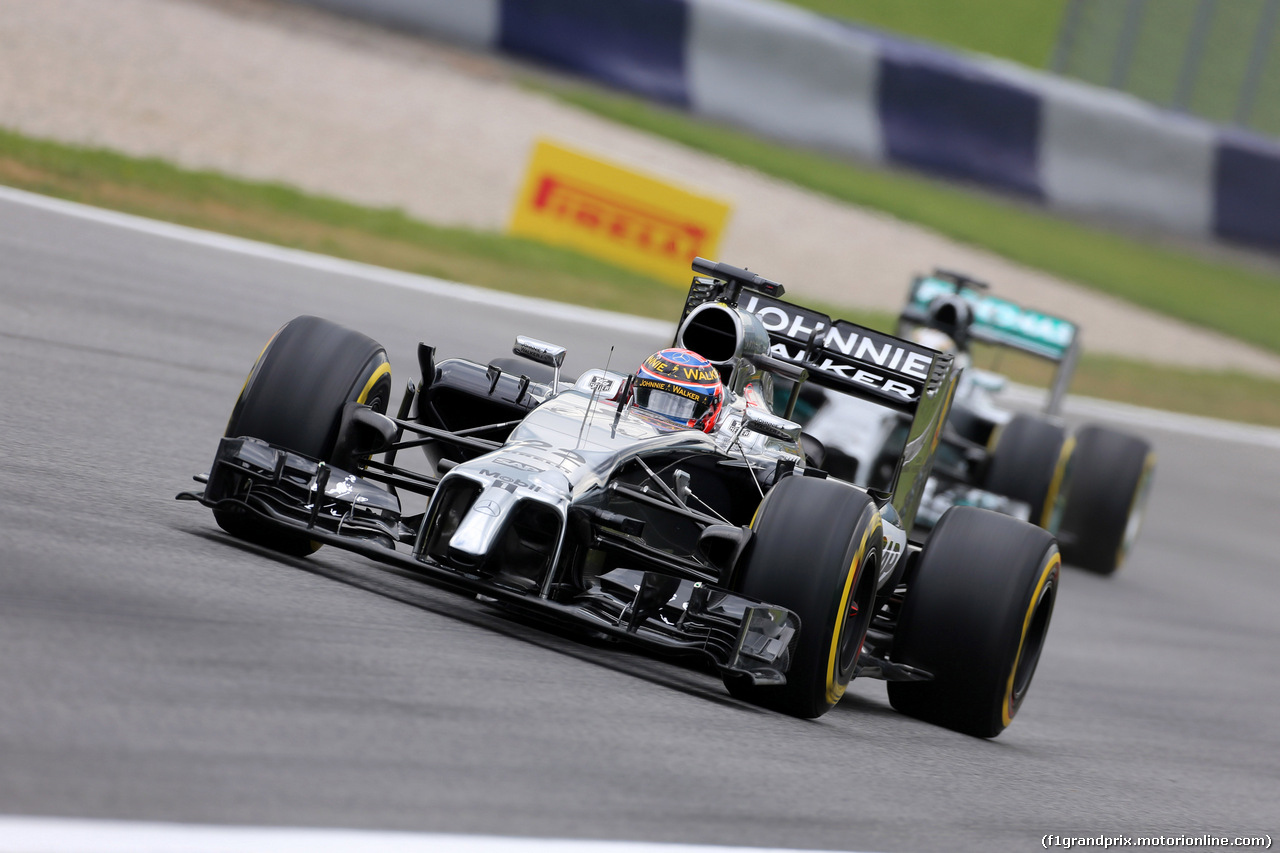 GP AUSTRIA, 20.06.2014- Prove Libere 1, Jenson Button (GBR) McLaren Mercedes MP4-29