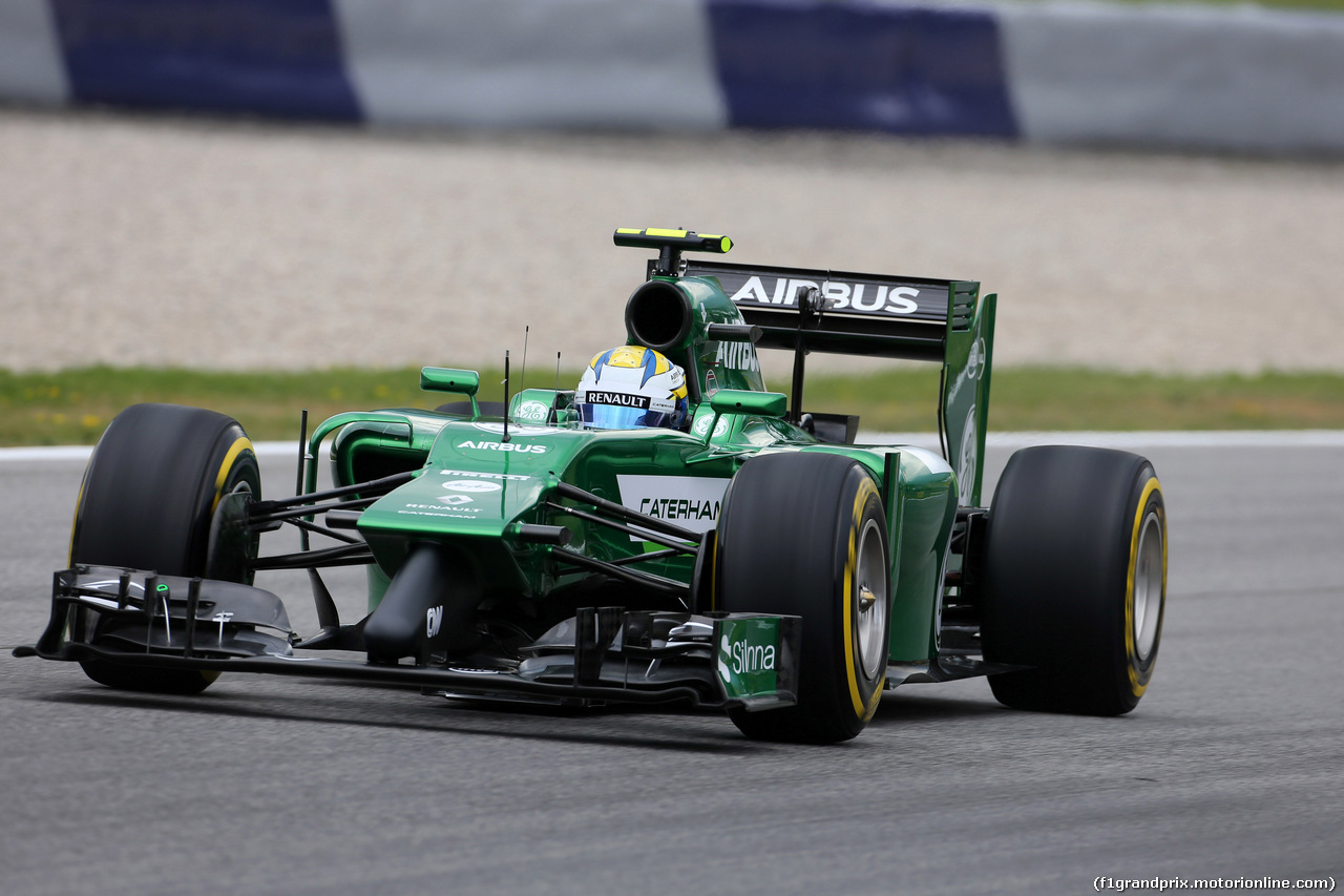 GP AUSTRIA, 20.06.2014- Prove Libere 1, Marcus Ericsson (SUE) Caterham F1 Team CT-04