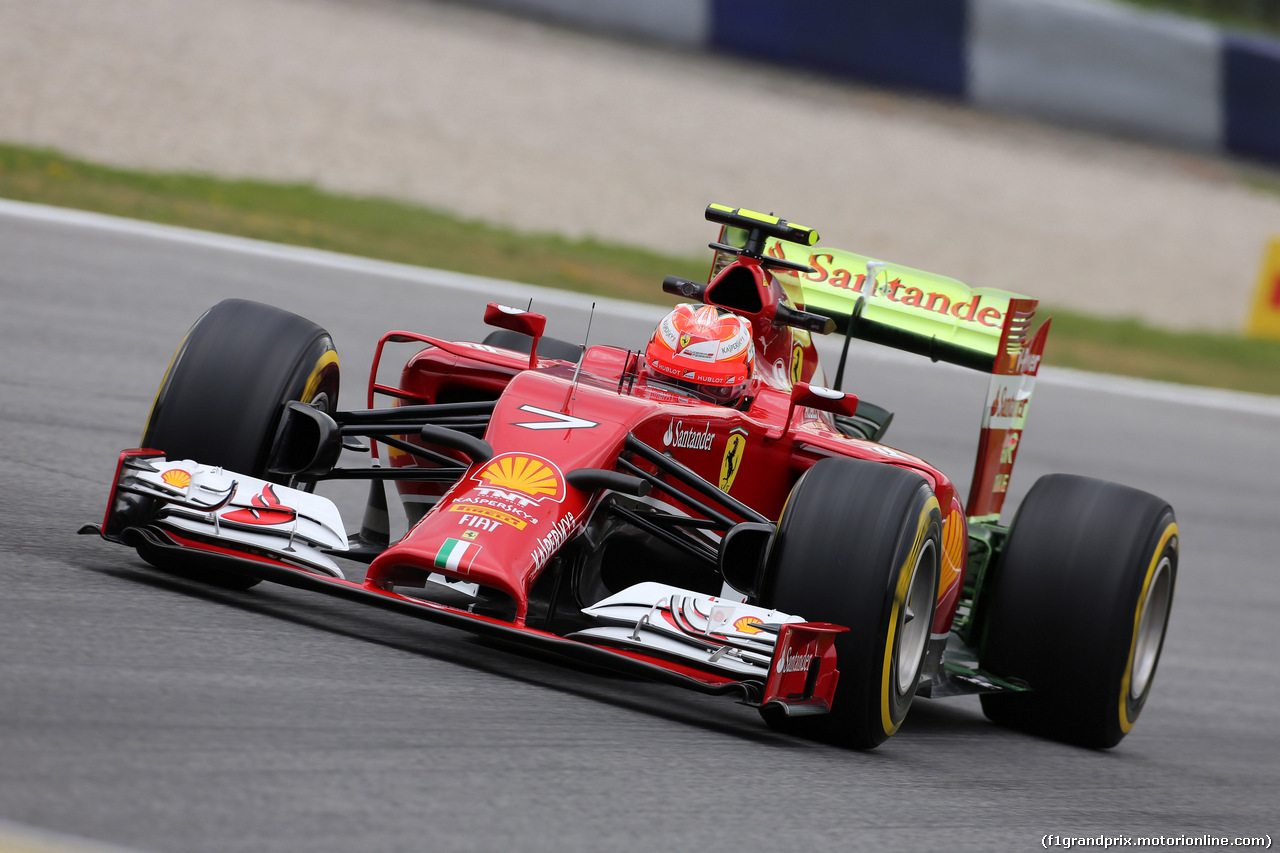 GP AUSTRIA, 20.06.2014- Prove Libere 1, Kimi Raikkonen (FIN) Ferrari F14-T