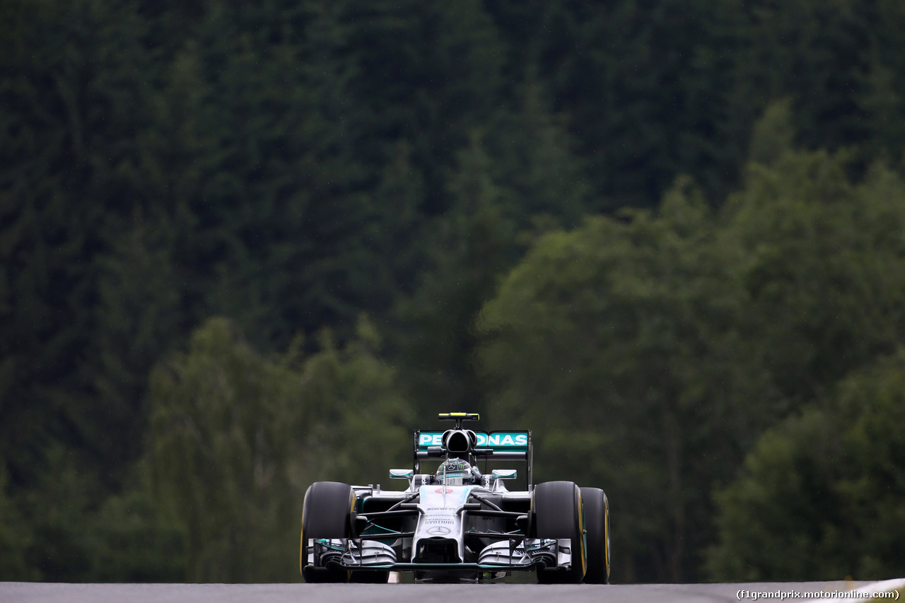 GP AUSTRIA, 20.06.2014- Prove Libere 1, Nico Rosberg (GER) Mercedes AMG F1 W05