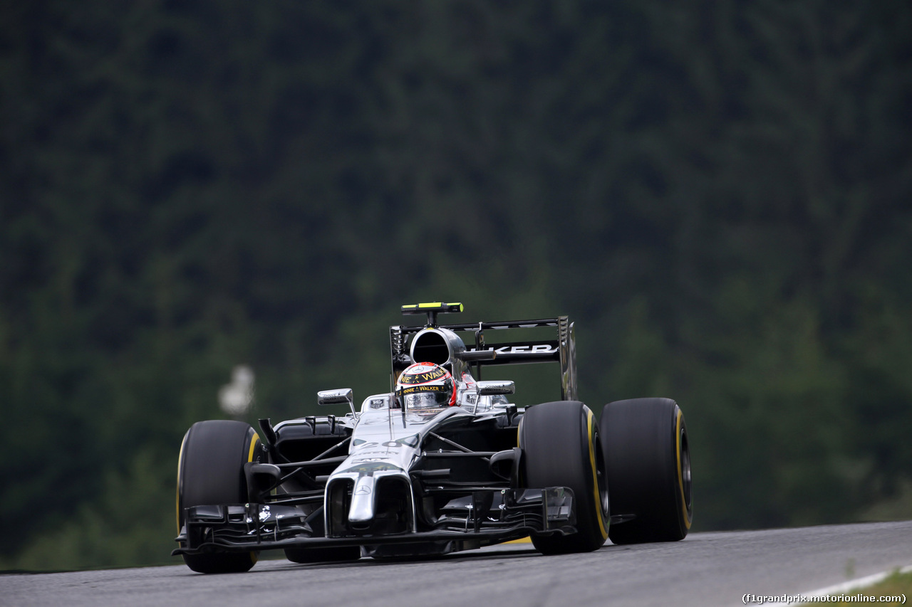 GP AUSTRIA, 20.06.2014- Prove Libere 1, Kevin Magnussen (DEN) McLaren Mercedes MP4-29