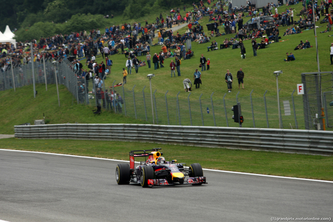 GP AUSTRIA, 20.06.2014- Prove Libere 1, Sebastian Vettel (GER) Red Bull Racing RB10