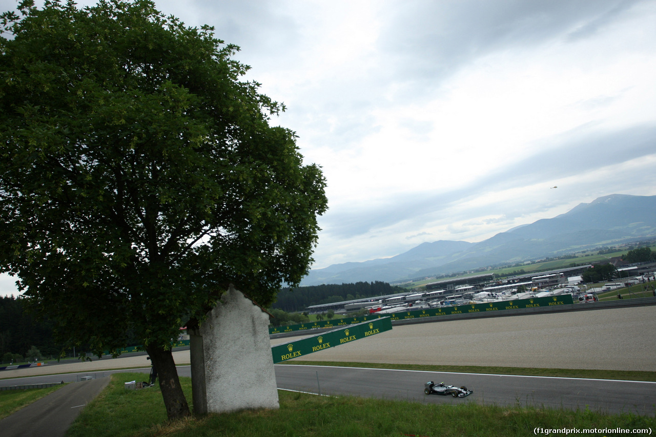 GP AUSTRIA, 20.06.2014- Prove Libere 1, Nico Rosberg (GER) Mercedes AMG F1 W05