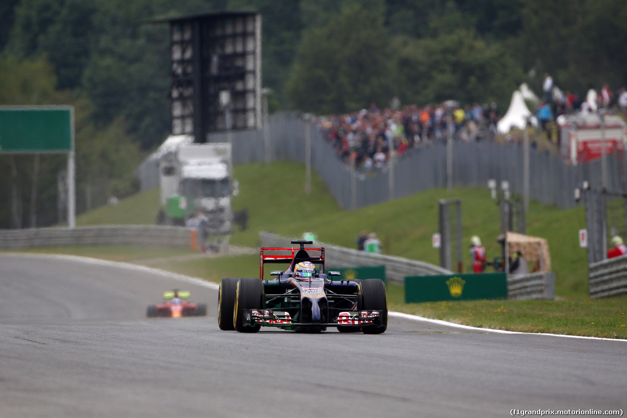 GP AUSTRIA, 20.06.2014- Prove Libere 1, Jean-Eric Vergne (FRA) Scuderia Toro Rosso STR9