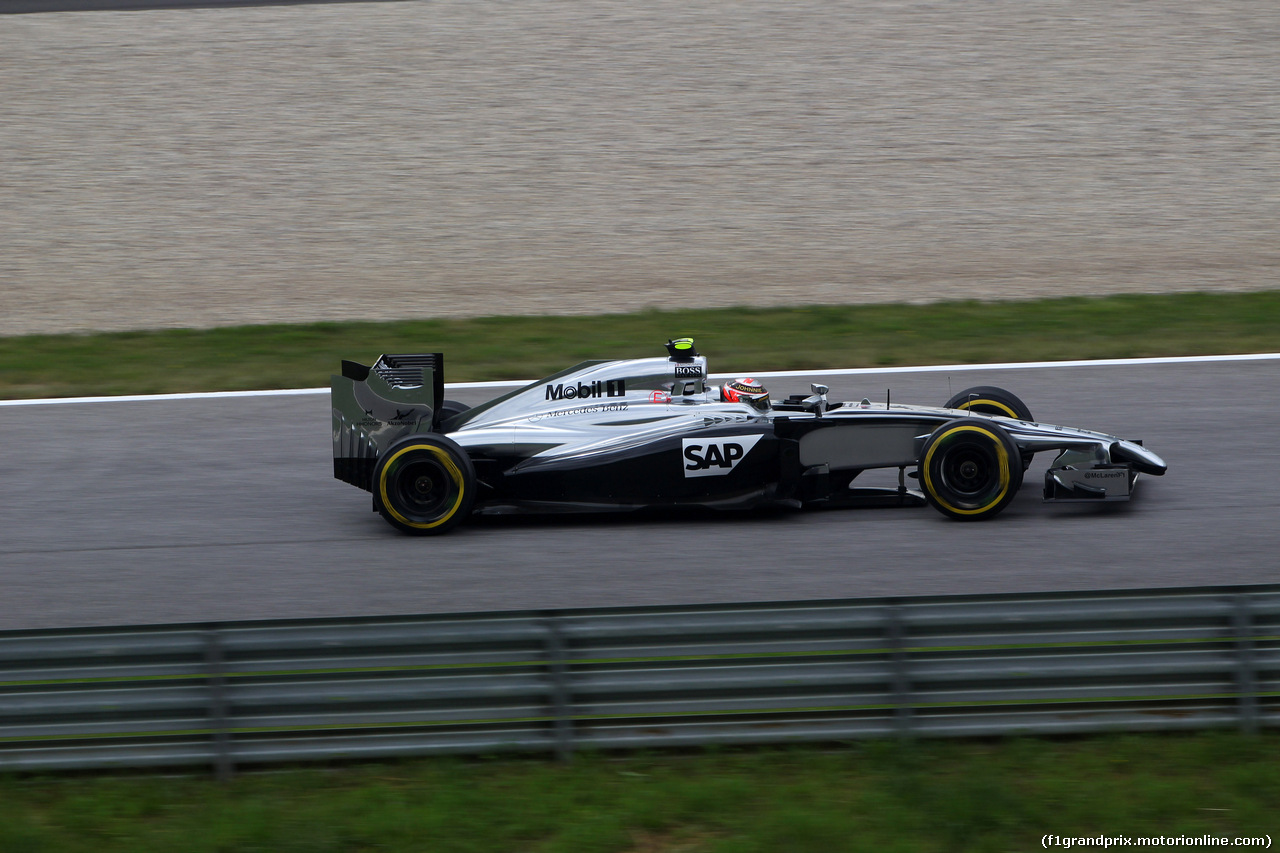 GP AUSTRIA, 20.06.2014- Prove Libere 1, Kevin Magnussen (DEN) McLaren Mercedes MP4-29