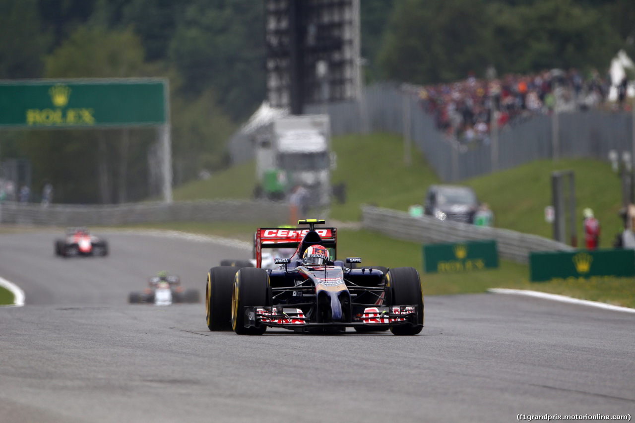 GP AUSTRIA, 20.06.2014- Prove Libere 1, Daniil Kvyat (RUS) Scuderia Toro Rosso STR9