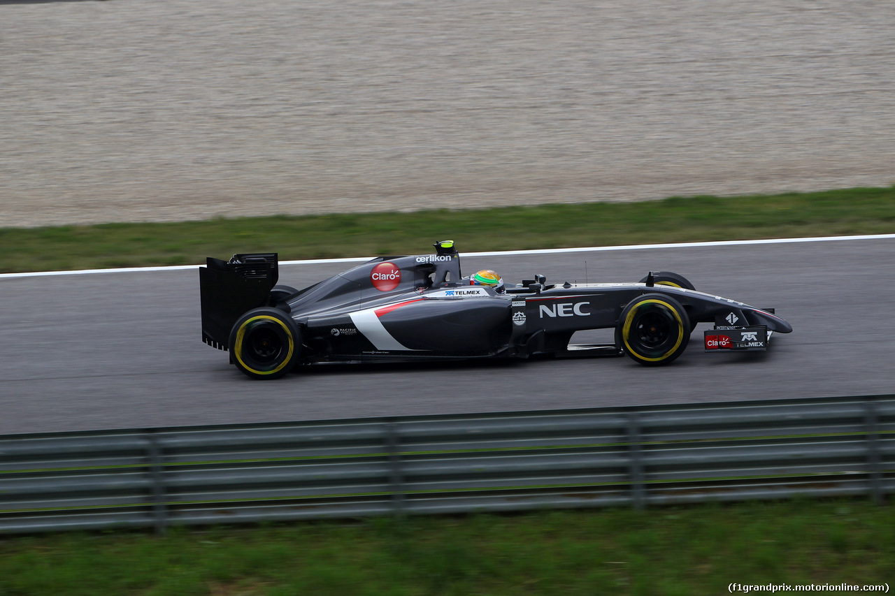 GP AUSTRIA, 20.06.2014- Prove Libere 1, Esteban Gutierrez (MEX), Sauber F1 Team C33