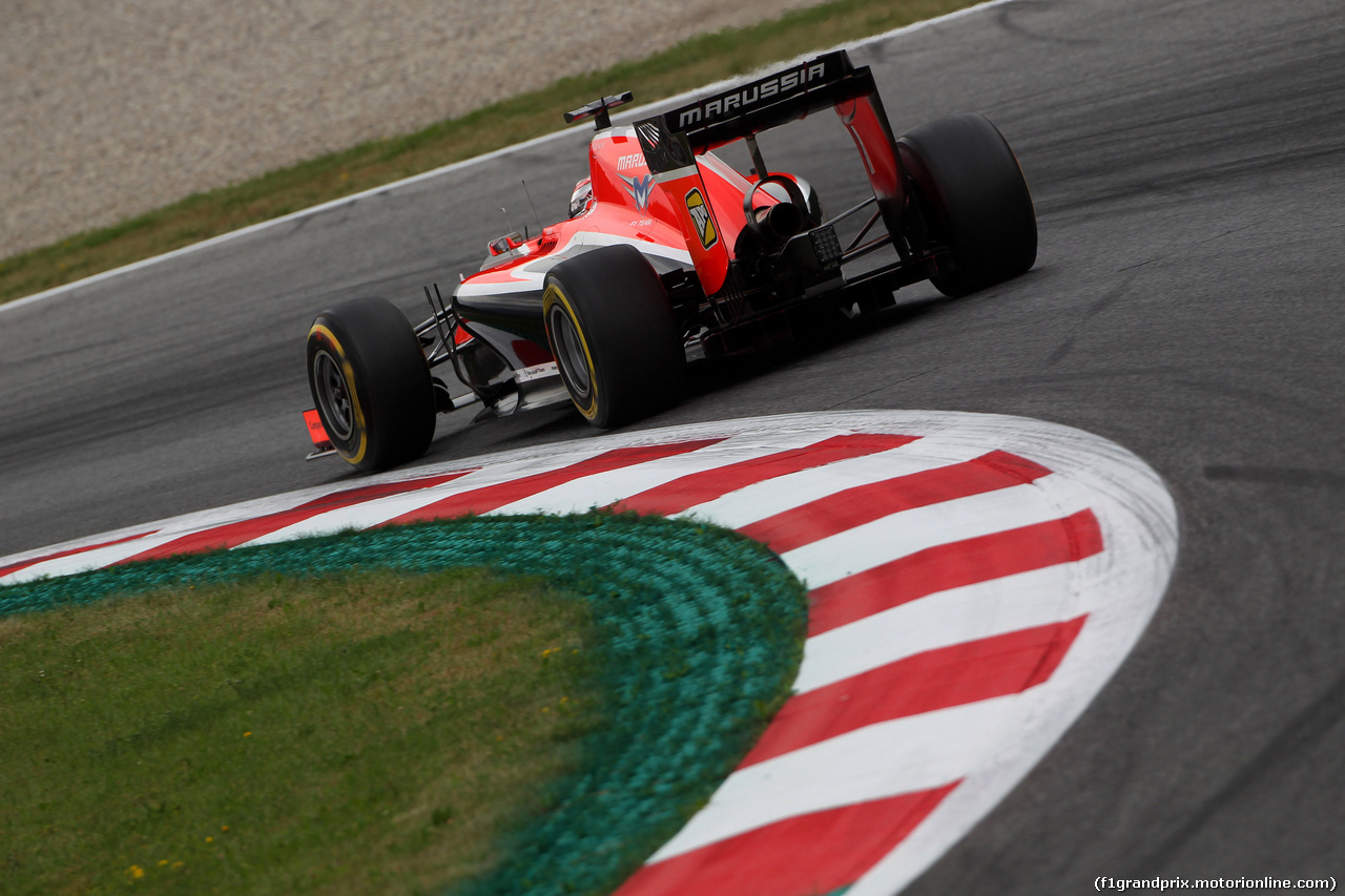 GP AUSTRIA, 20.06.2014- Prove Libere 1, Jules Bianchi (FRA) Marussia F1 Team MR03
