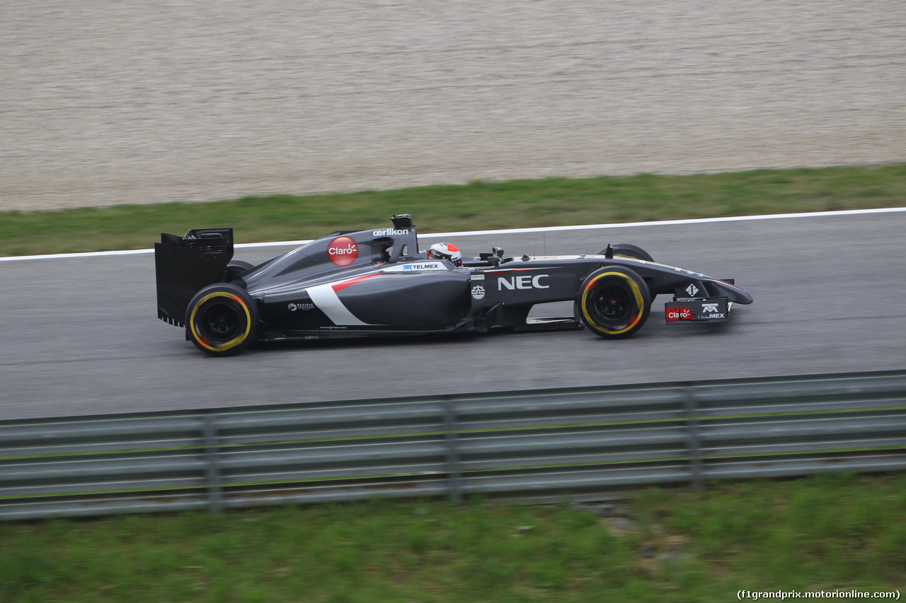 GP AUSTRIA, 20.06.2014- Prove Libere 1, Adrian Sutil (GER) Sauber F1 Team C33