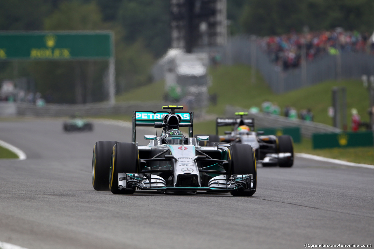 GP AUSTRIA, 20.06.2014- Prove Libere 1, Nico Rosberg (GER) Mercedes AMG F1 W05