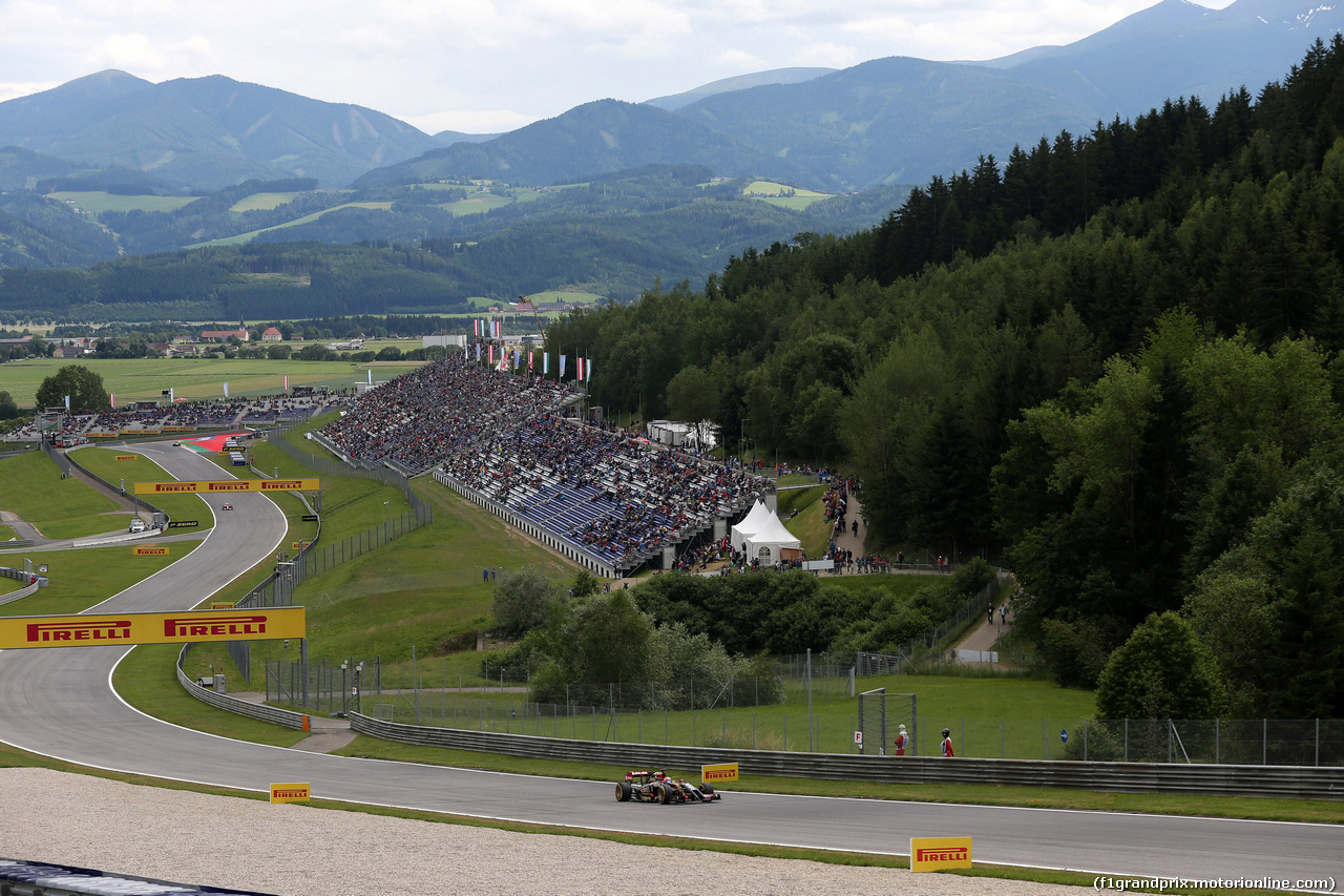 GP AUSTRIA, 20.06.2014- Prove Libere 2,Romain Grosjean (FRA) Lotus F1 Team E22