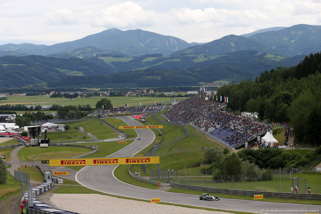 GP AUSTRIA, 20.06.2014- Prove Libere 2, Lewis Hamilton (GBR) Mercedes AMG F1 W05