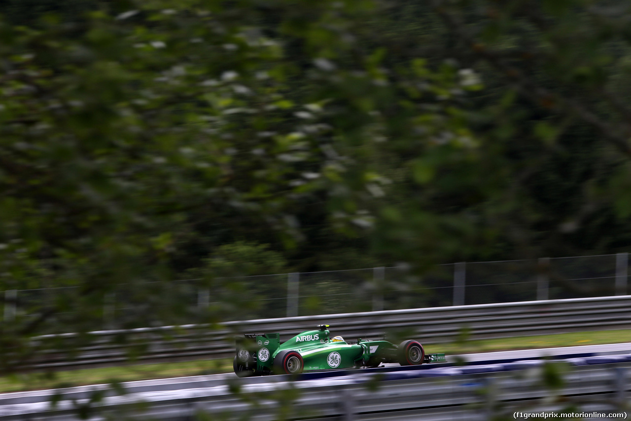 GP AUSTRIA, 20.06.2014- Prove Libere 2, Marcus Ericsson (SUE) Caterham F1 Team CT-04