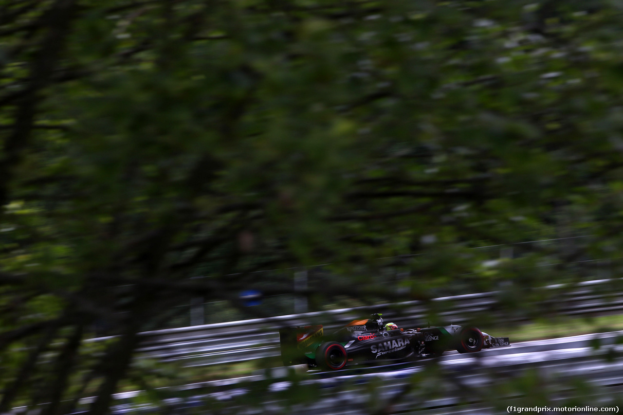 GP AUSTRIA, 20.06.2014- Prove Libere 2, Sergio Perez (MEX) Sahara Force India F1 VJM07