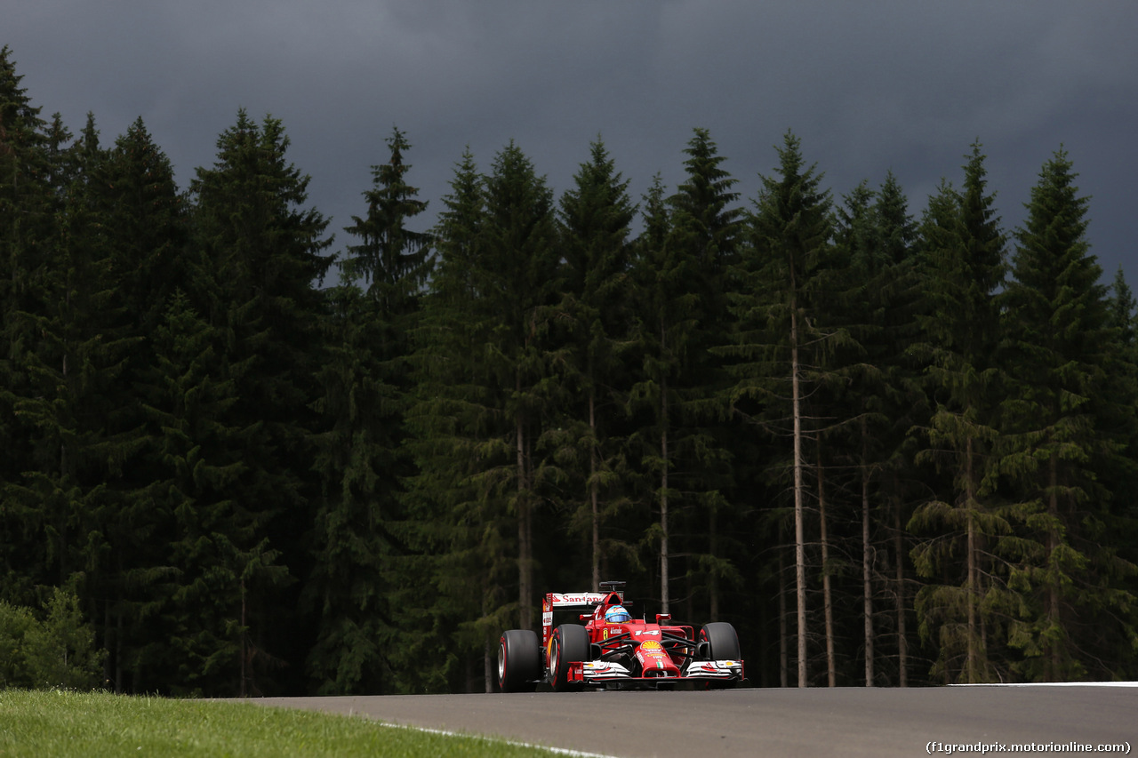 GP AUSTRIA, 20.06.2014- Prove Libere 2, Fernando Alonso (ESP) Ferrari F14-T