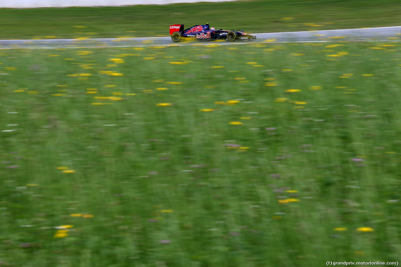 GP AUSTRIA, 20.06.2014- Prove Libere 2, Daniil Kvyat (RUS) Scuderia Toro Rosso STR9