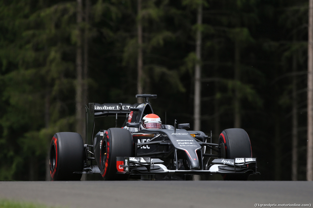 GP AUSTRIA, 20.06.2014- Prove Libere 2, Adrian Sutil (GER) Sauber F1 Team C33