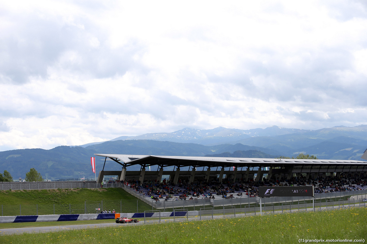 GP AUSTRIA, 20.06.2014- Prove Libere 2, Kimi Raikkonen (FIN) Ferrari F14-T