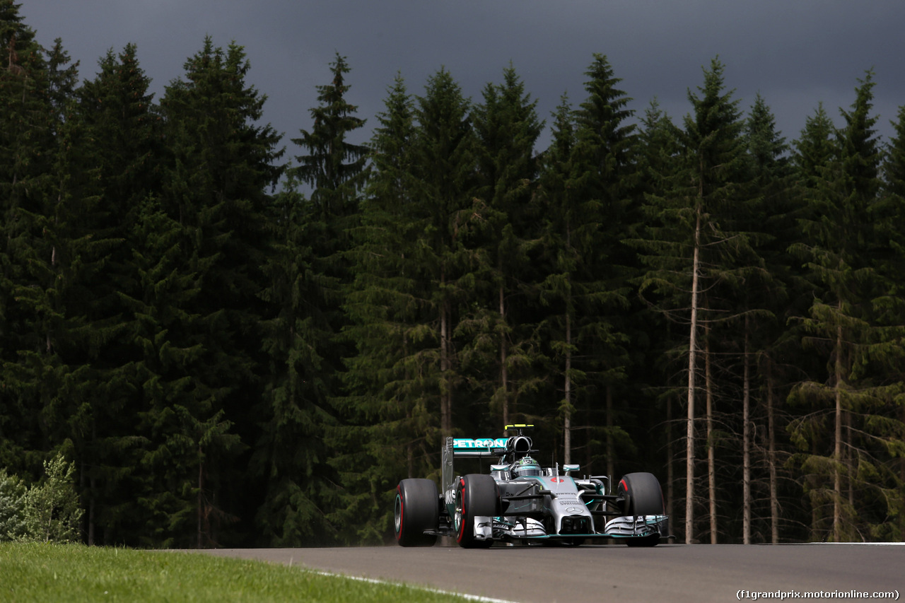 GP AUSTRIA, 20.06.2014- Prove Libere 2, Nico Rosberg (GER) Mercedes AMG F1 W05