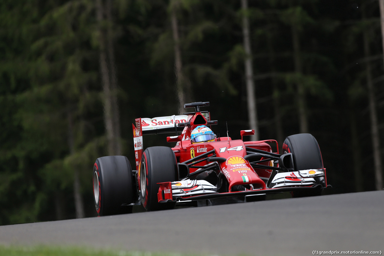 GP AUSTRIA, 20.06.2014- Prove Libere 2, Fernando Alonso (ESP) Ferrari F14-T