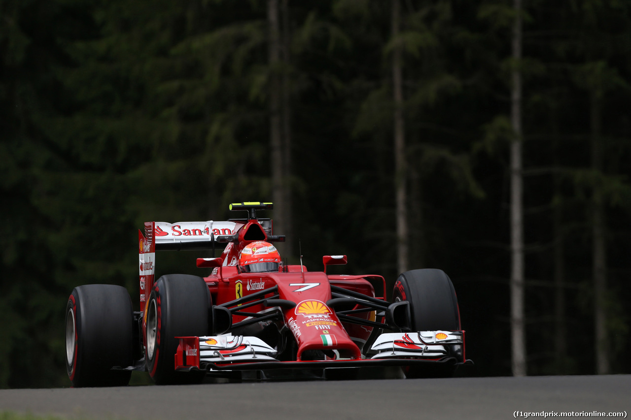 GP AUSTRIA, 20.06.2014- Prove Libere 2, Kimi Raikkonen (FIN) Ferrari F14-T