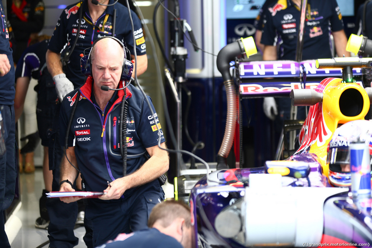 GP AUSTRIA, 20.06.2014- Prove Libere 2, Adrian Newey (GBR), Red Bull Racing , Technical Operations Director