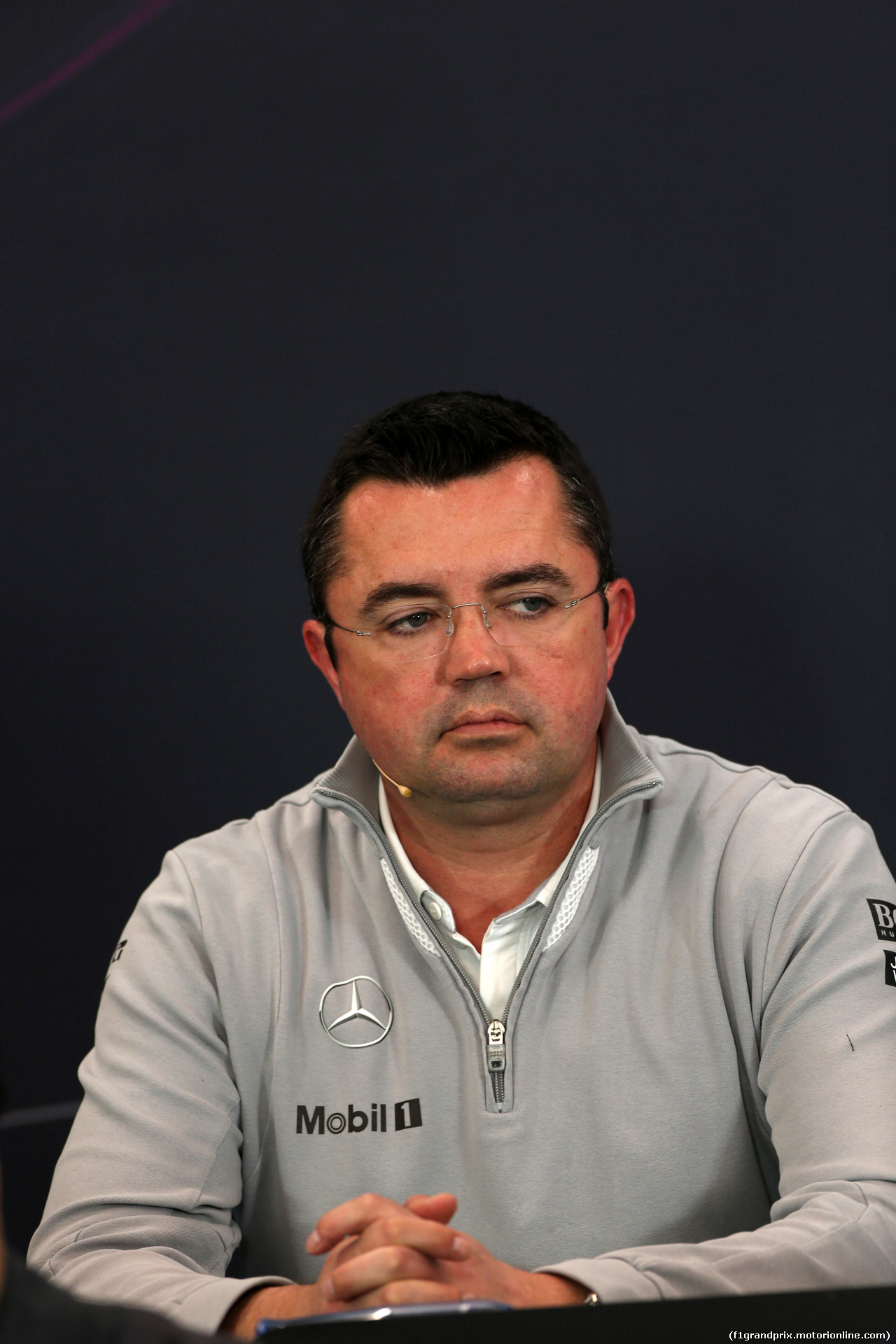 GP AUSTRIA, 20.06.2014- Conferenza Stampa , Eric Boullier (FRA) McLaren Racing Director.