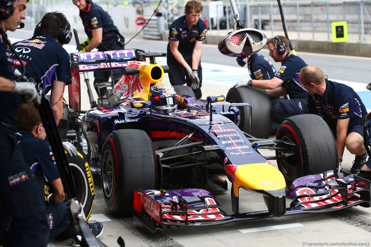 GP AUSTRIA, 20.06.2014- Prove Libere 2, Sebastian Vettel (GER) Red Bull Racing RB10