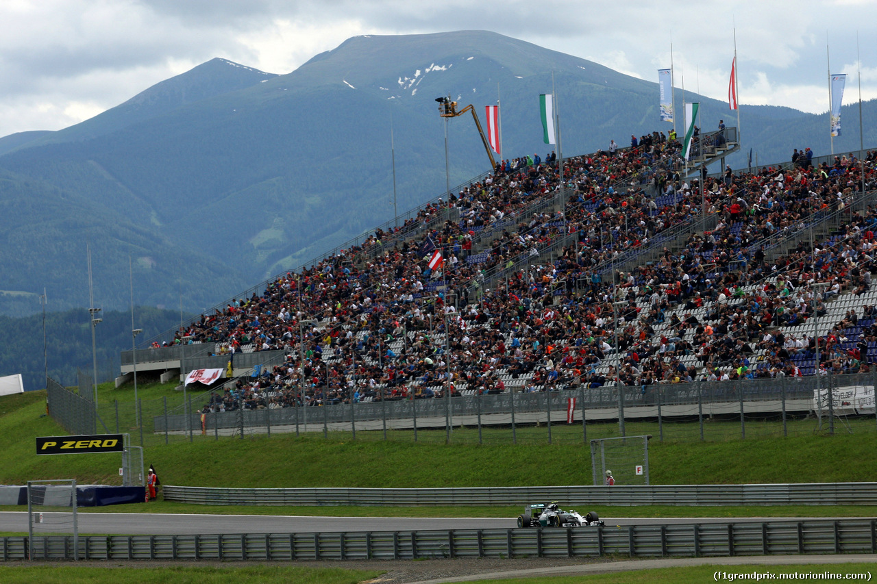 GP AUSTRIA, 20.06.2014- Prove Libere 2, Nico Rosberg (GER) Mercedes AMG F1 W05