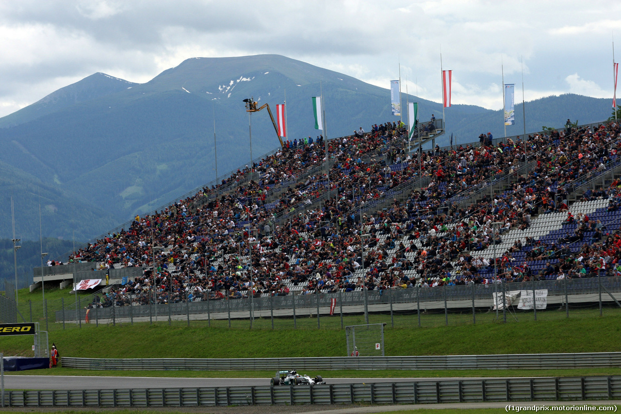 GP AUSTRIA, 20.06.2014- Prove Libere 2, Lewis Hamilton (GBR) Mercedes AMG F1 W05
