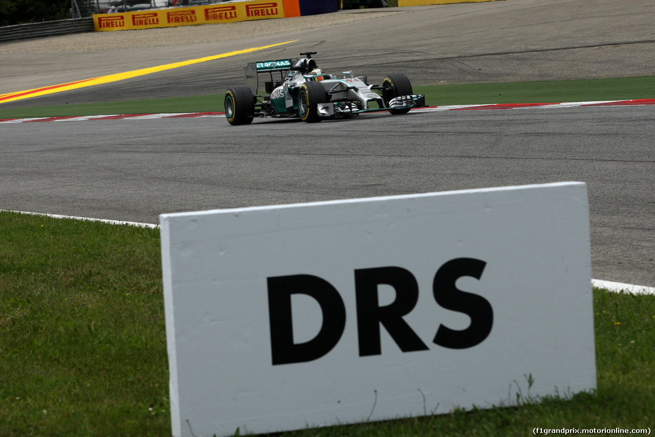 GP AUSTRIA, 20.06.2014- Prove Libere 2, Lewis Hamilton (GBR) Mercedes AMG F1 W05