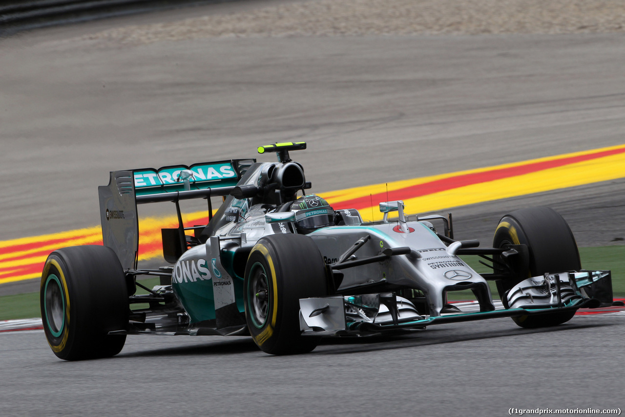 GP AUSTRIA, 20.06.2014- Prove Libere 2, Nico Rosberg (GER) Mercedes AMG F1 W05