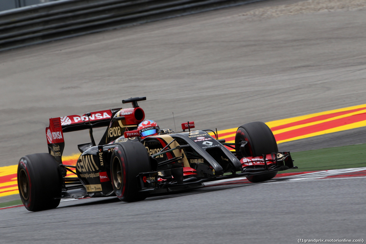 GP AUSTRIA, 20.06.2014- Prove Libere 2,Romain Grosjean (FRA) Lotus F1 Team E22