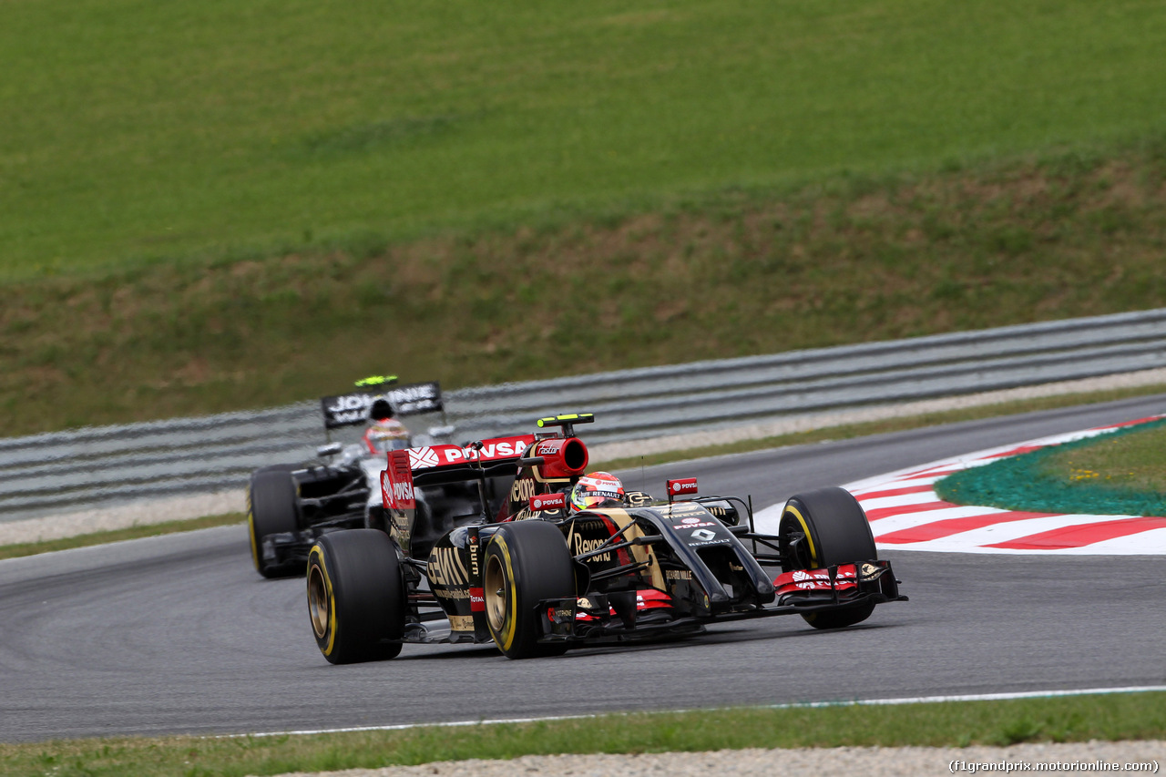 GP AUSTRIA, 20.06.2014- Prove Libere 2, Pastor Maldonado (VEN) Lotus F1 Team E22