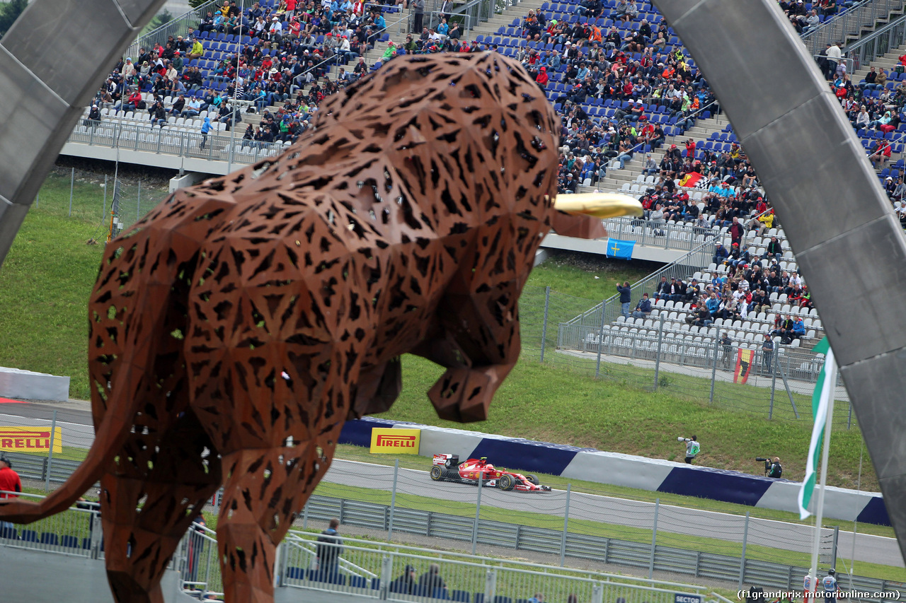 GP AUSTRIA, 20.06.2014- Prove Libere 2, Kimi Raikkonen (FIN) Ferrari F14-T