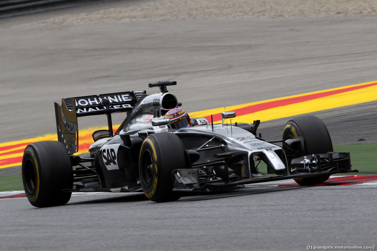 GP AUSTRIA, 20.06.2014- Prove Libere 2, Jenson Button (GBR) McLaren Mercedes MP4-29