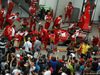 GP AUSTRIA, 19.06.2014- Mechanics Ferrari e the fans