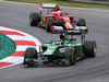 GP AUSTRIA, 20.06.2014- Free Practice 1, Kamui Kobayashi (JAP) Caterham F1 Team CT-04 davanti a Kimi Raikkonen (FIN) Ferrari F14-T