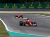 GP AUSTRIA, 20.06.2014- Free Practice 2, Kimi Raikkonen (FIN) Ferrari F14-T davanti a Fernando Alonso (ESP) Ferrari F14-T