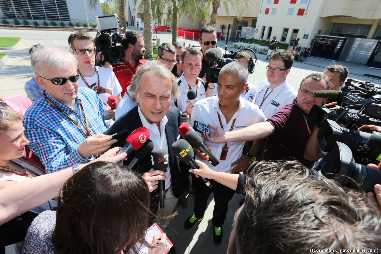 GP BAHRAIN, 06.04.2015- Luca Cordero di Montezemolo (ITA), President Ferrari
